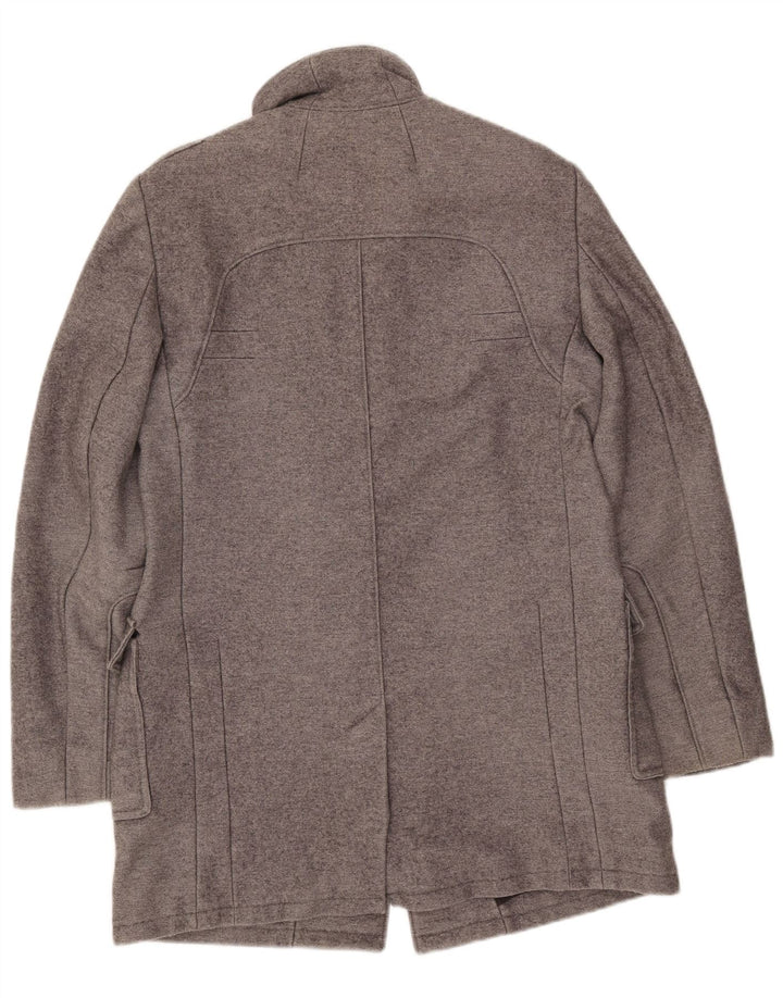 Reiss Mens Overcoat UK 40 Large Grey