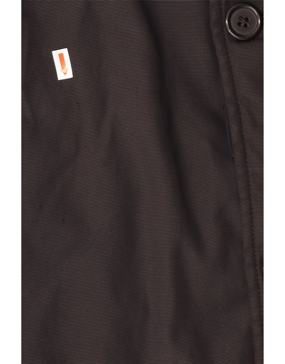 BURBERRY Mens Overcoat UK 40 Large Black Polyamide Classic