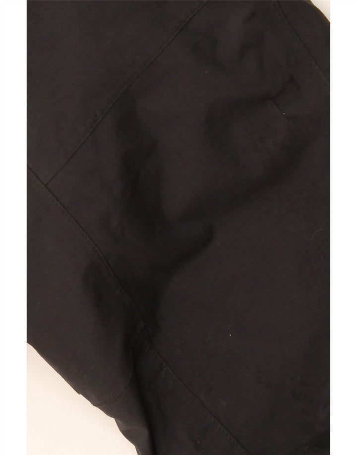 JACK WOLFSKIN Womens Oversized Windbreaker Coat UK 8 Small  Black Vintage Jack Wolfskin and Second-Hand Jack Wolfskin from Messina Hembry 