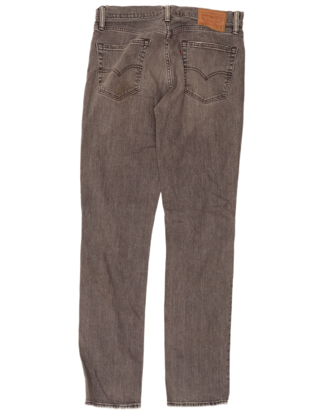 Levi's Mens 511 Slim Jeans W32 L34 Grey Cotton