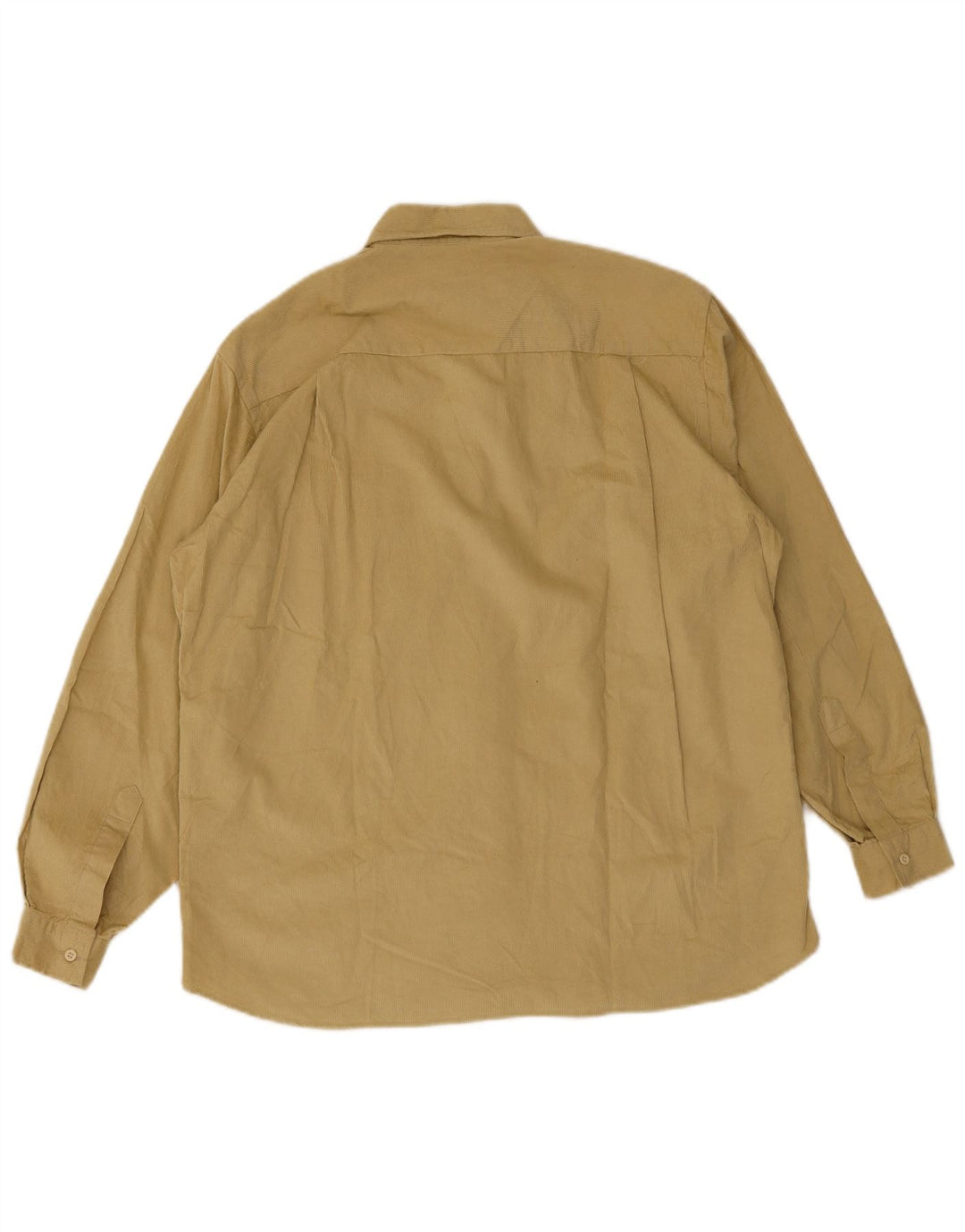 Cassera Womens Corduroy Shirt IT 46 Large Beige