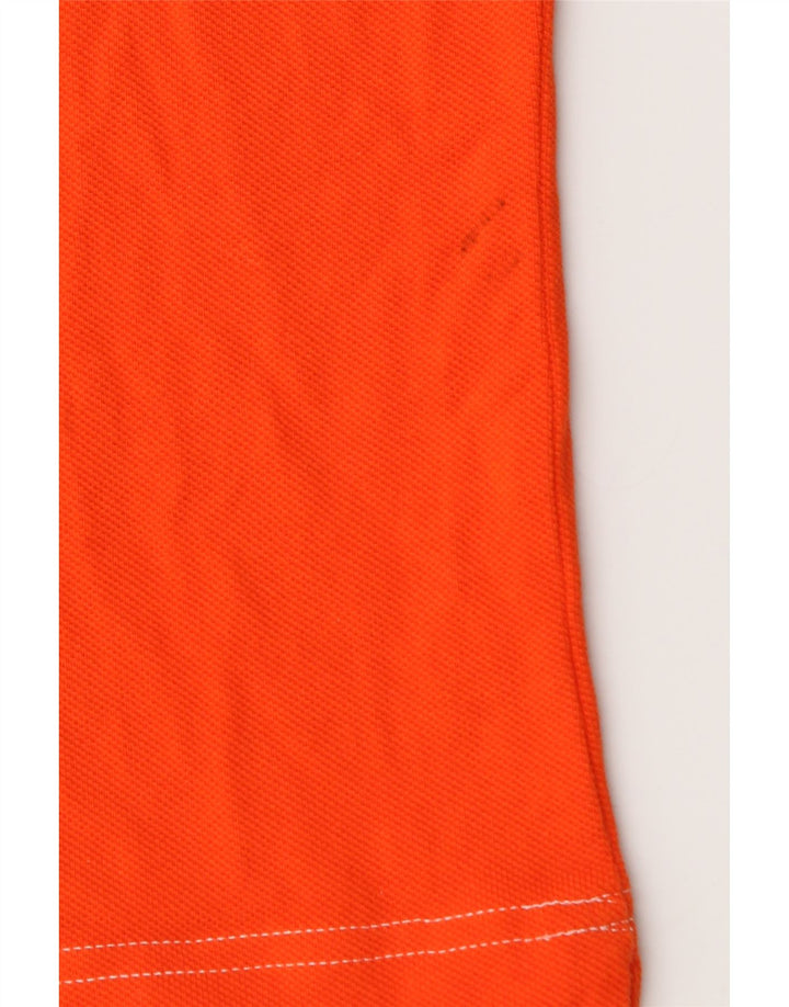 Diadora Mens Polo Shirt XL Orange Cotton