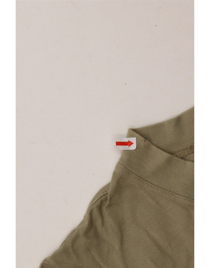 SERGIO TACCHINI Mens Top Long Sleeve Large Khaki Cotton