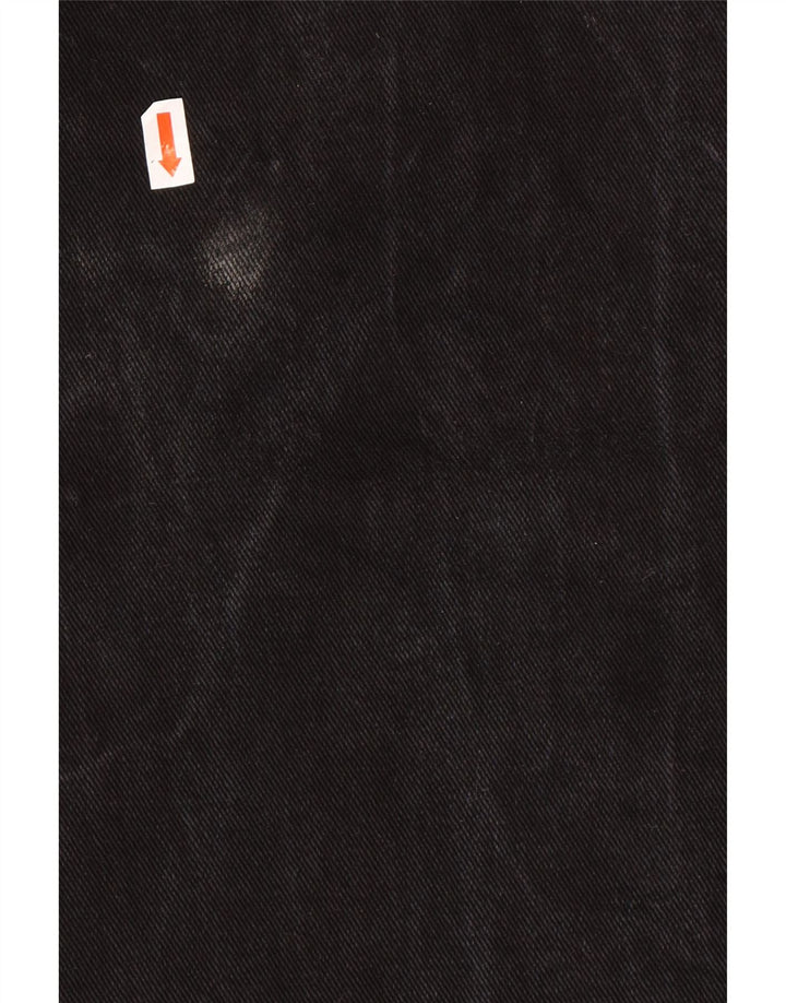 WRANGLER Mens Texas Stretch Straight Jeans W38 L34 Black Cotton