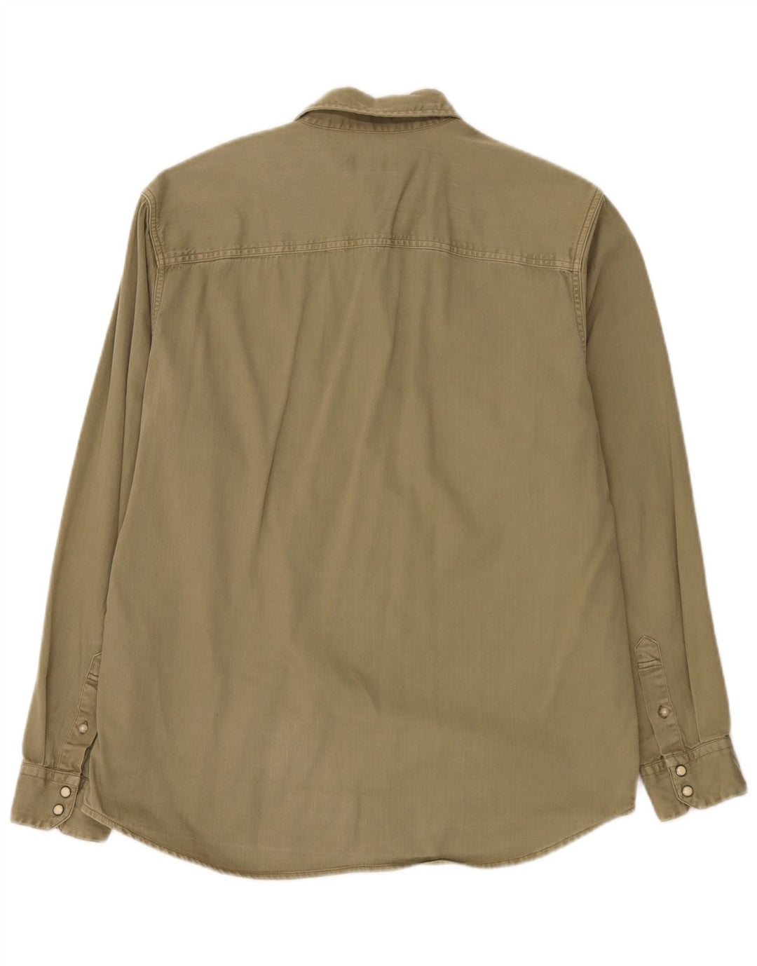 Jack & Jones Mens Denim Shirt XL Khaki