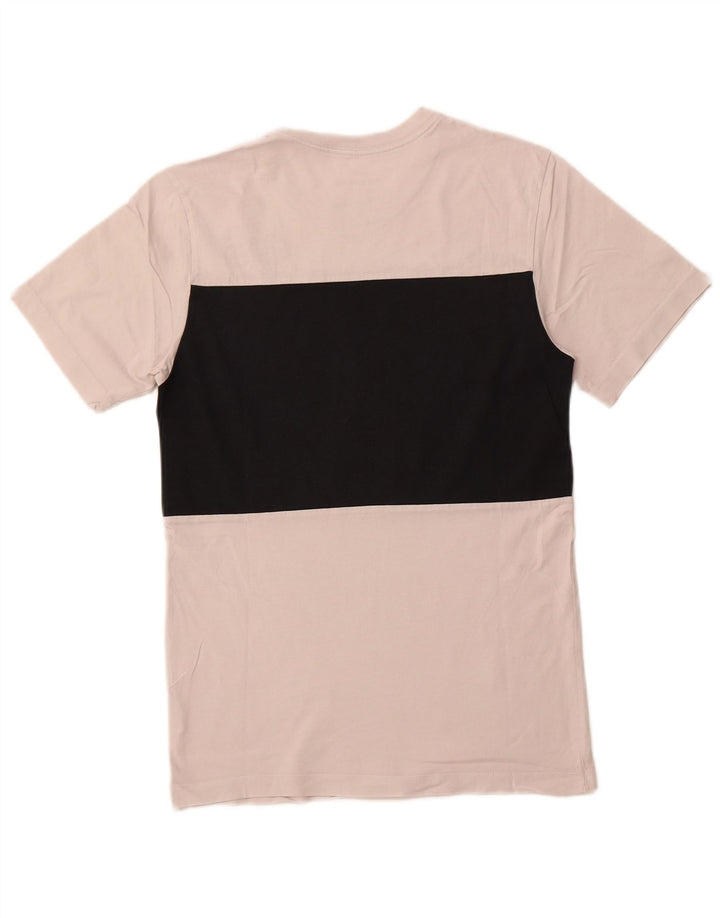 Nike Mens Graphic T-Shirt Top XS White Colourblock