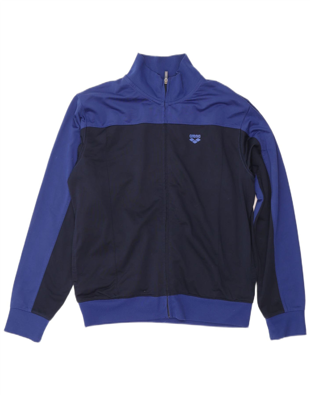 ARENA Mens Tracksuit Top Jacket XL Navy Blue Colourblock