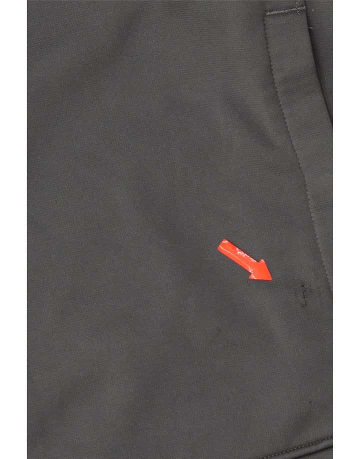 Under Armour Mens Zip Neck Sweatshirt Jumper Large Grey Polyester