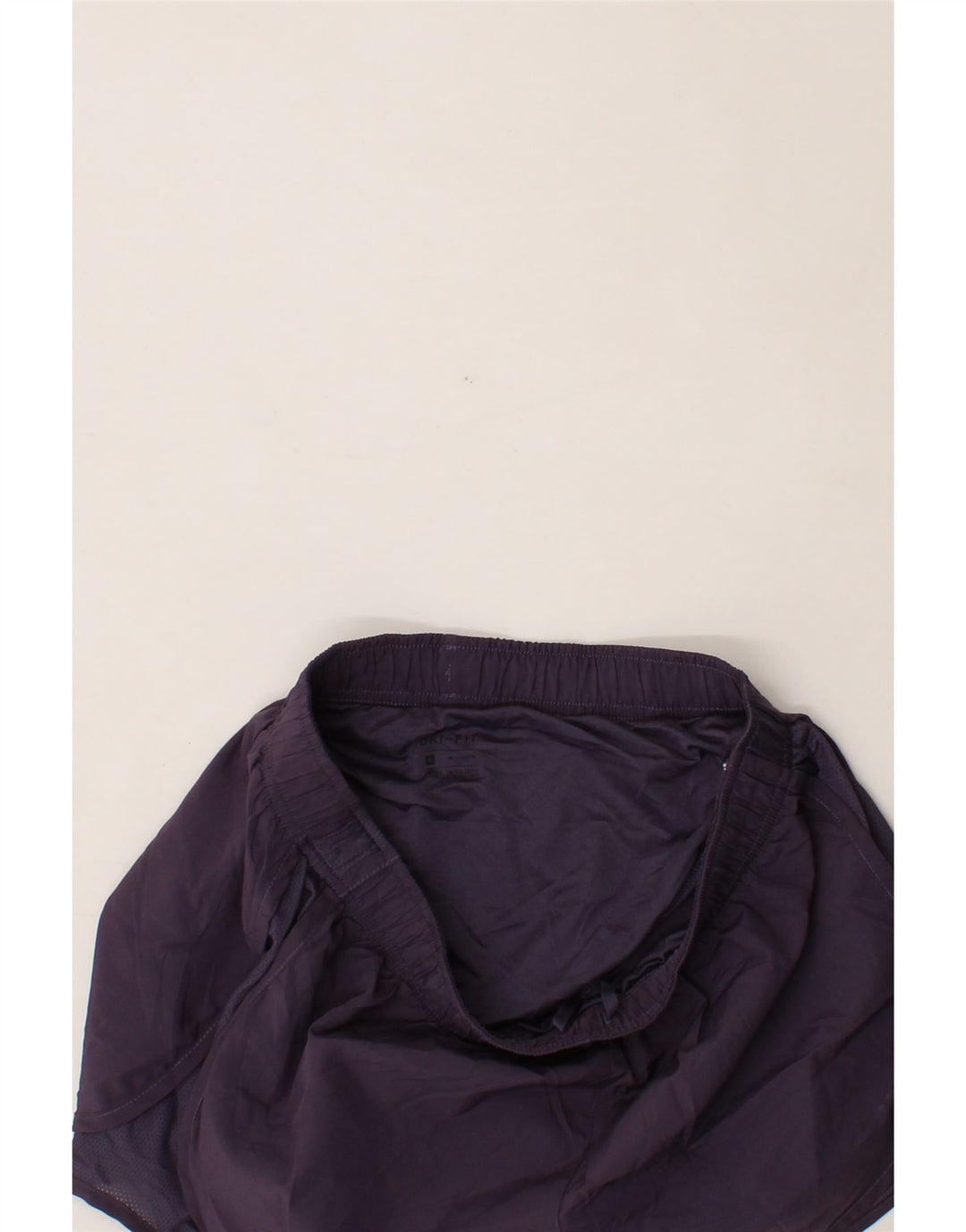 NIKE Womens Dri Fit Sport Shorts UK 14 Medium  Navy Blue Polyester Vintage Nike and Second-Hand Nike from Messina Hembry 