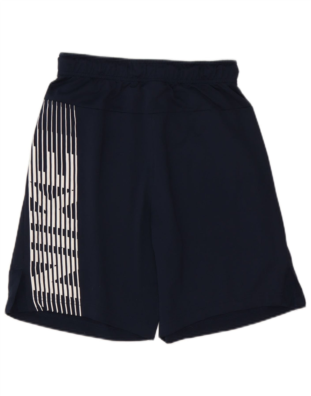 Nike Mens Dri Fit Graphic Sport Shorts Small  Navy Blue Polyester