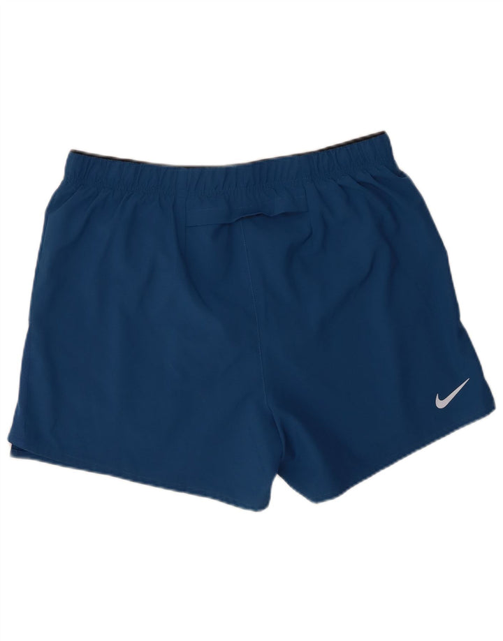Nike Mens Dri Fit Graphic Sport Shorts Large  Blue Polyester