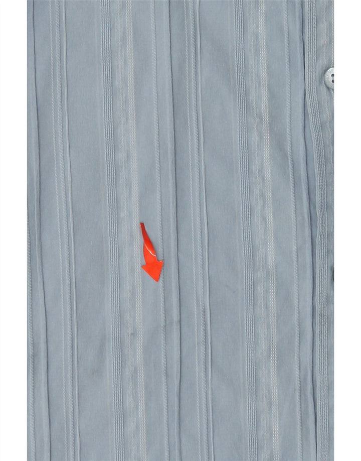 TED BAKER Mens Shirt Size 6 2XL Blue Striped Cotton