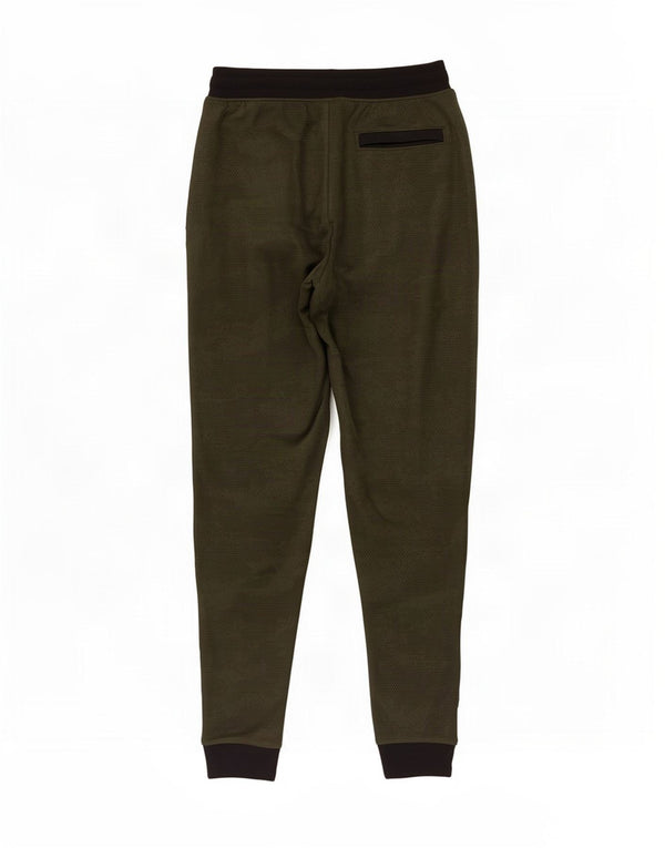 Under Armour Mens Loose Fit Tracksuit Trousers Joggers Small Green Spotted