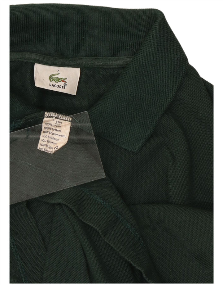 LACOSTE Mens Polo Shirt Size 7 2XL Green