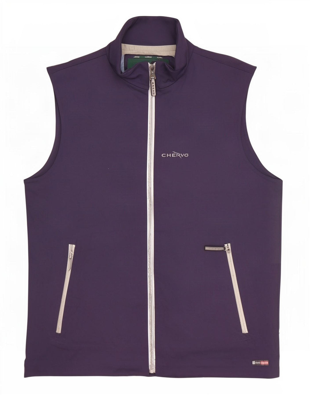Chervo Mens Gilet IT 46 Small Navy Blue