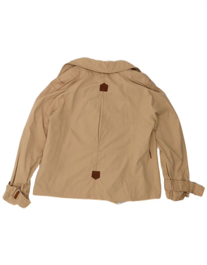 ZARA Womens Pea Coat UK 18 XL Beige