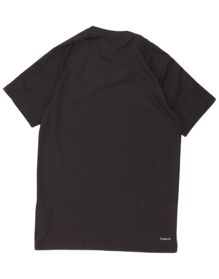 Adidas Mens Climalite T-Shirt Top Small Black Polyester