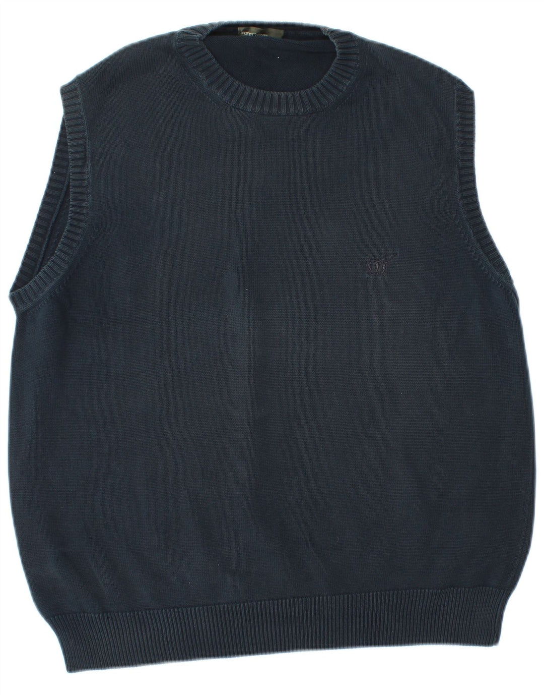 Henry Cottons Mens Vest Tank Top Large Navy Blue