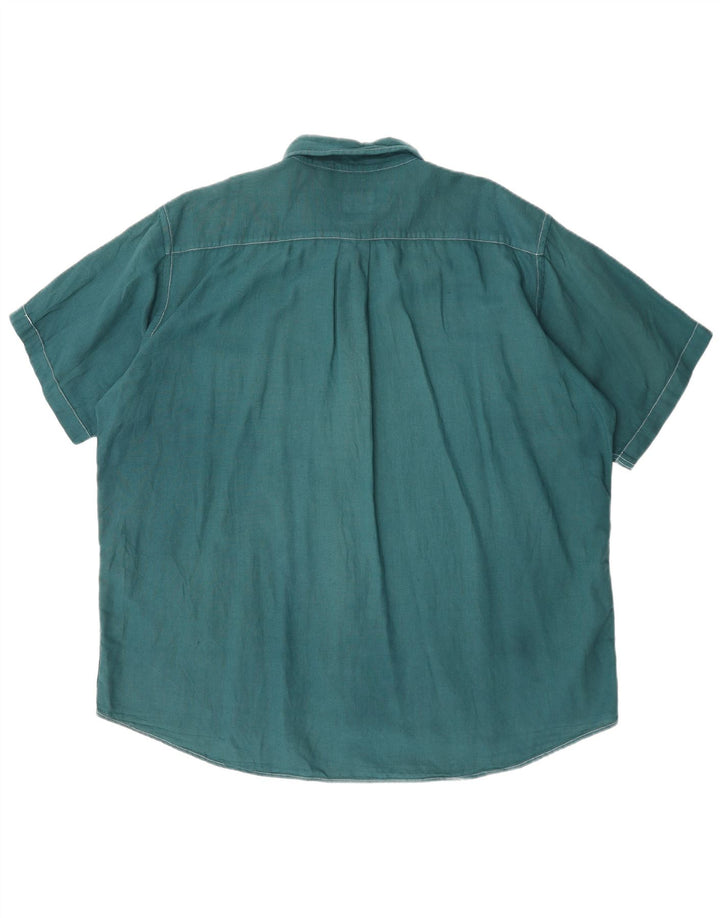 Murphy & Nye Mens Short Sleeve Shirt 2XL Green