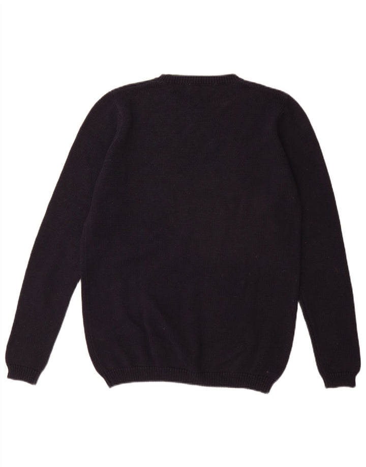 Marks & Spencer Mens Crew Neck Jumper Sweater Medium Navy Blue