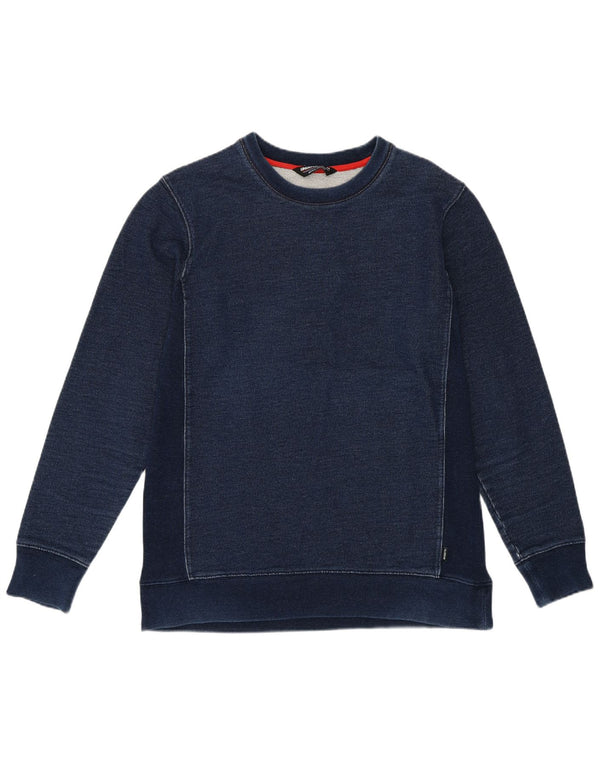 Undefeated Mens Graphic Sweatshirt Jumper Medium Navy Blue Cotton