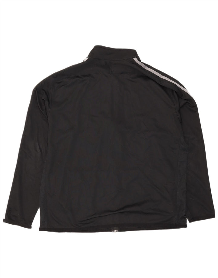 Nike Mens Tracksuit Top Jacket 2XL Black Polyester