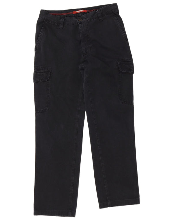 Carrera Mens 619 Regular Fit Cargo Trousers W33 L29 Navy Blue Cotton