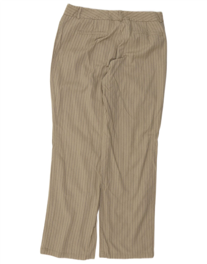 DOCKERS Womens Ideal Fit Casual Trousers US 12 Large W32 L30 Beige