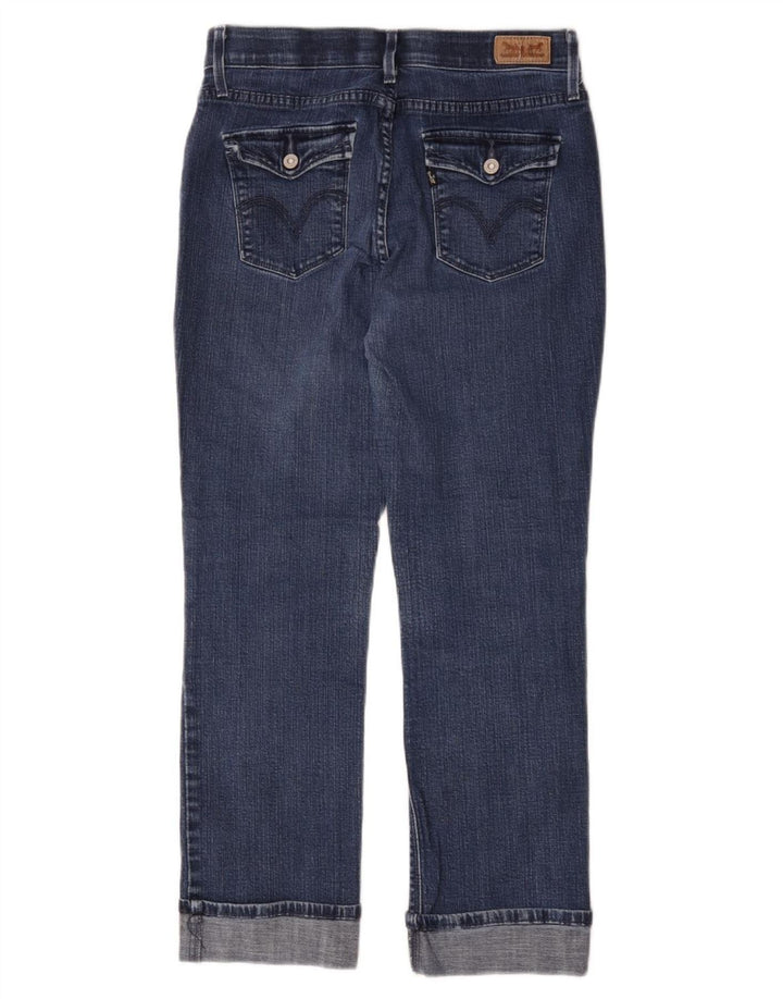 Levi's Womens Straight Jeans US 6 Medium W28 L25 Blue Cotton