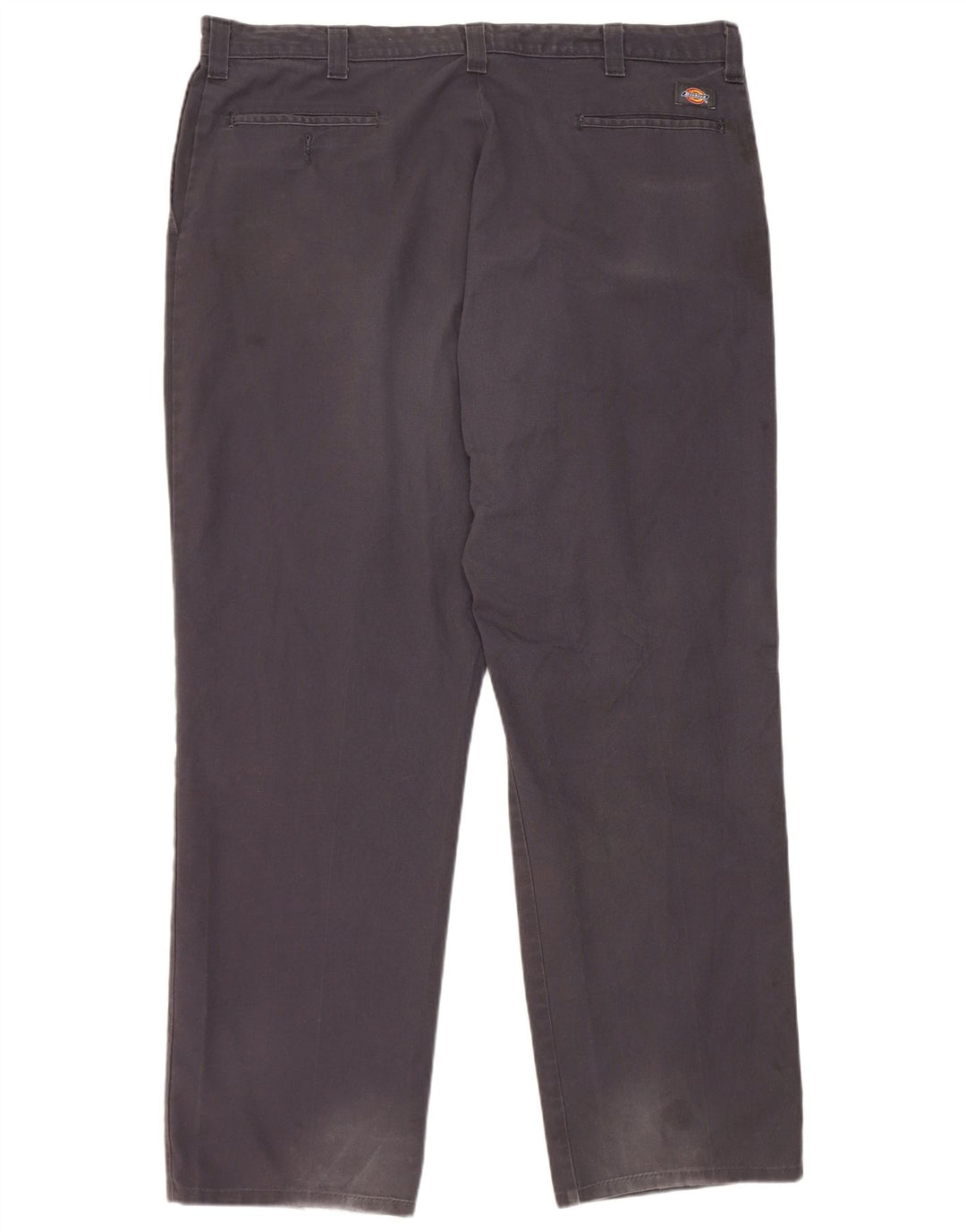 Dickies Mens Straight Chino Trousers W42 L32 Navy Blue Polyester