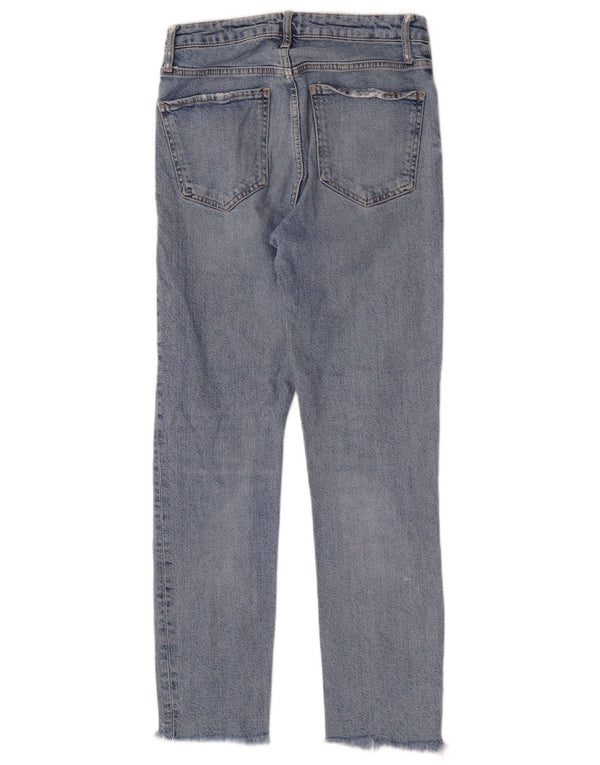 Zara Womens Straight Jeans EU 36 XS W26 L27 Blue