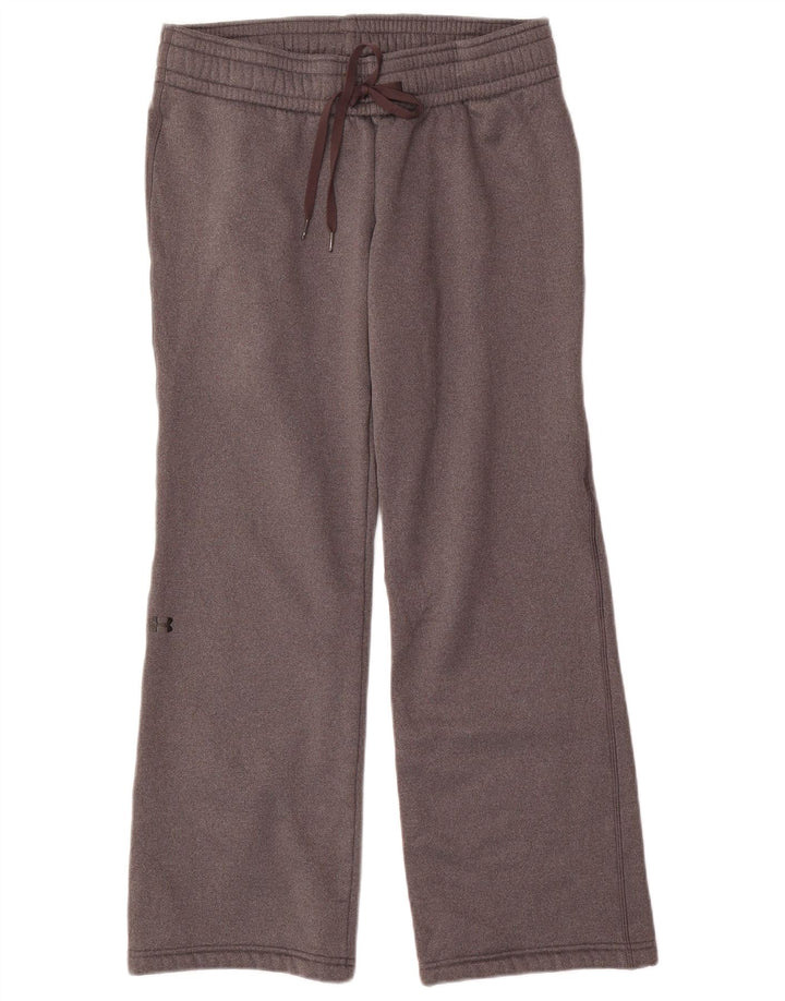 Under Armour Womens Tracksuit Trousers UK 12 Medium  Grey Polyester