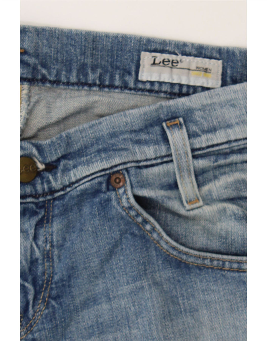 LEE Womens Lynn Straight Jeans W30 L30 Blue Cotton Vintage Lee and Second-Hand Lee from Messina Hembry 