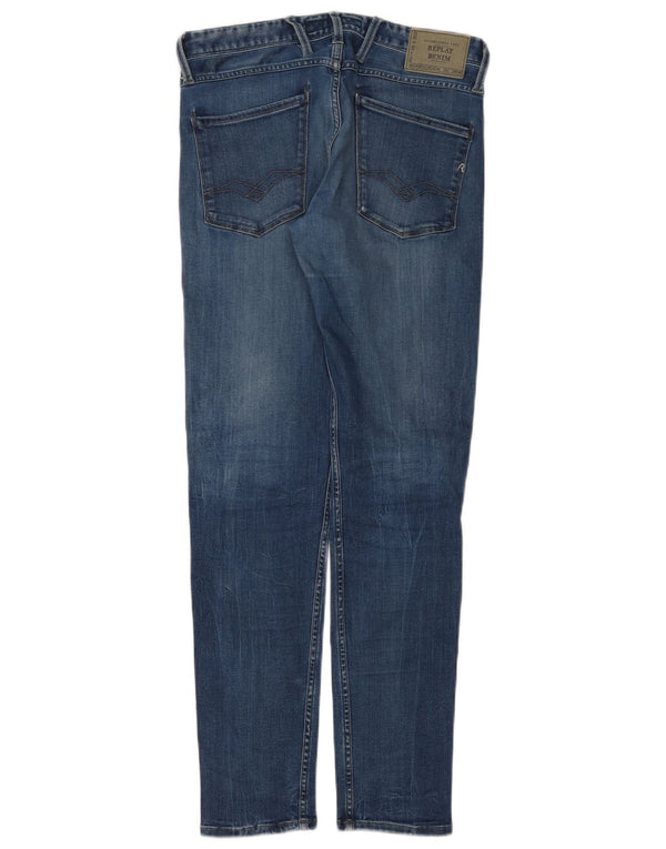 Replay Womens Anbass Slim Jeans W29 L31 Blue