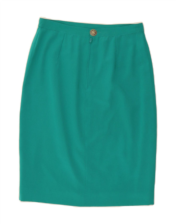 VINTAGE Womens Pencil Skirt W30 Medium Green Vintage Vintage and Second-Hand Vintage from Messina Hembry 