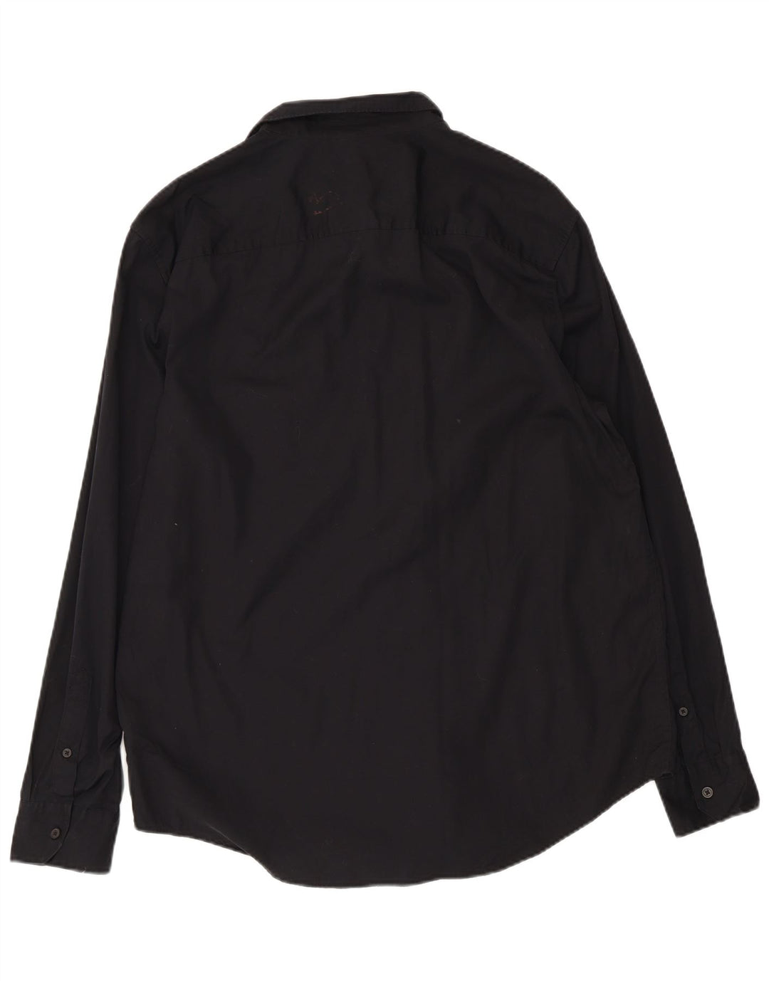 CALVIN KLEIN Mens Shirt Medium Black Cotton