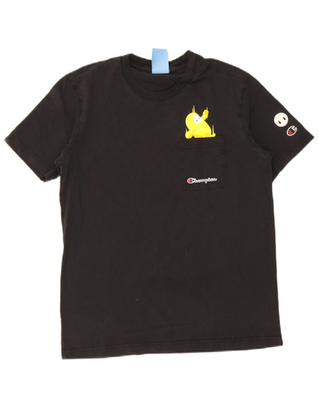 Champion Mens Graphic T-Shirt Top XS Black