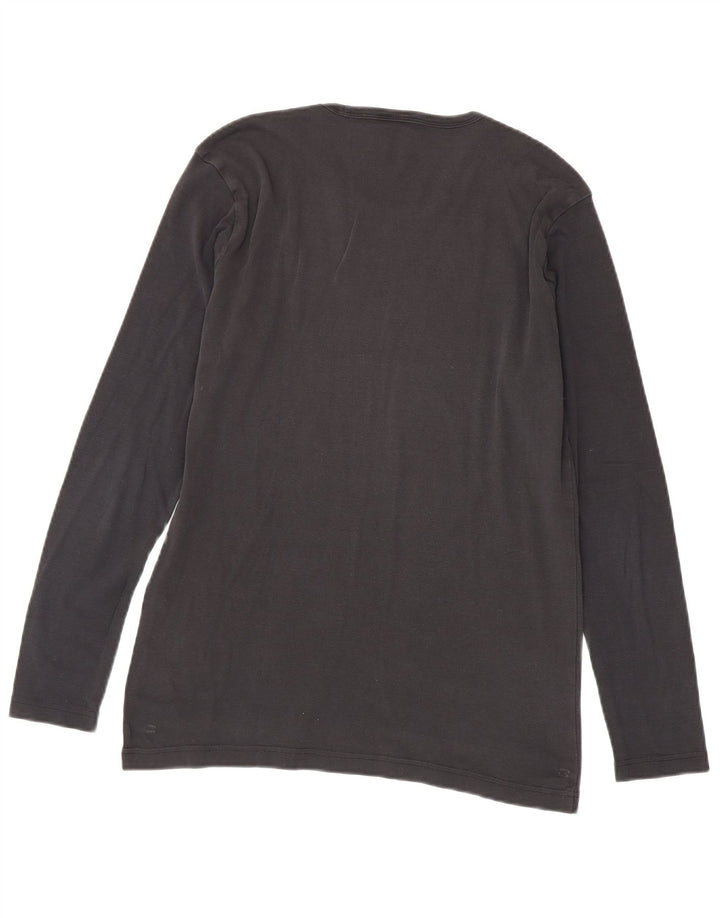 G-Star Mens Top Long Sleeve Small Grey Cotton