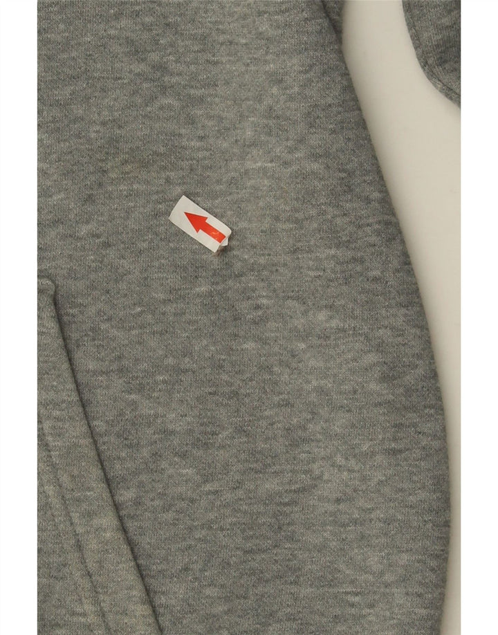Puma Mens Graphic Hoodie Jumper Medium Grey Cotton