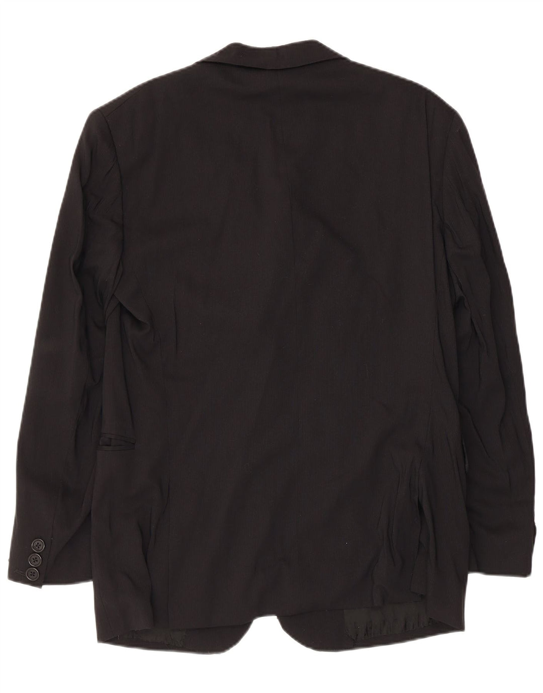 BIKKEMBERGS Mens 2 Button Blazer Jacket IT 50 Large Black Viscose