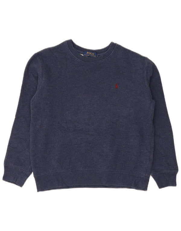 Polo Ralph Lauren Boys Sweatshirt Jumper 10-11 Years Medium Navy Blue