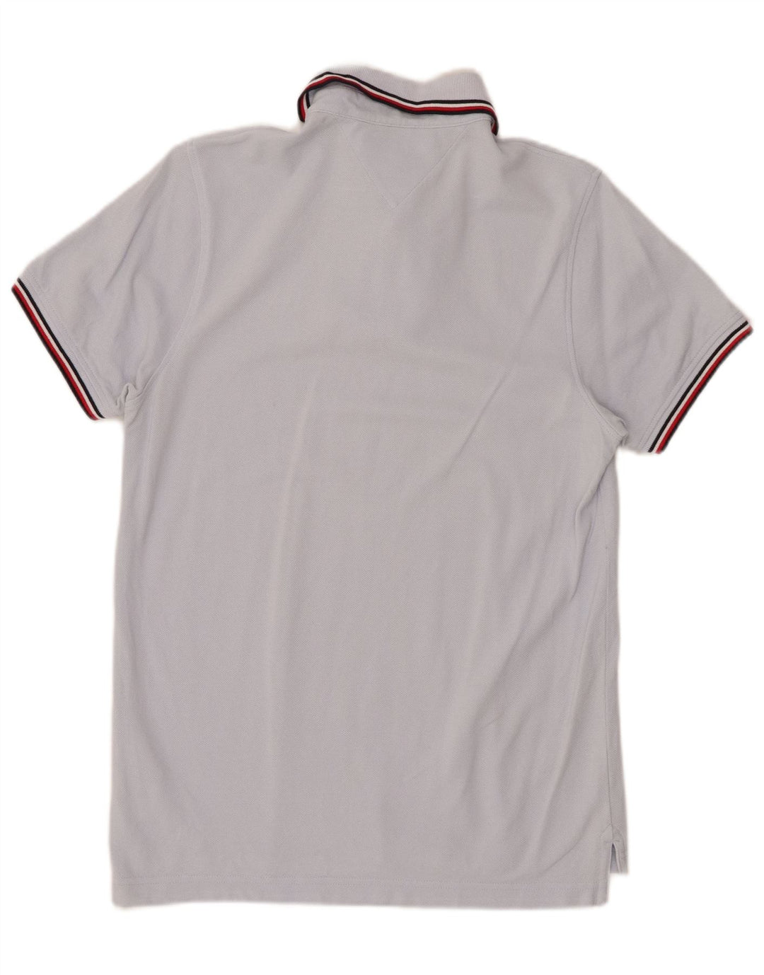 TOMMY HILFIGER Mens Slim Fit Polo Shirt Small Blue Cotton