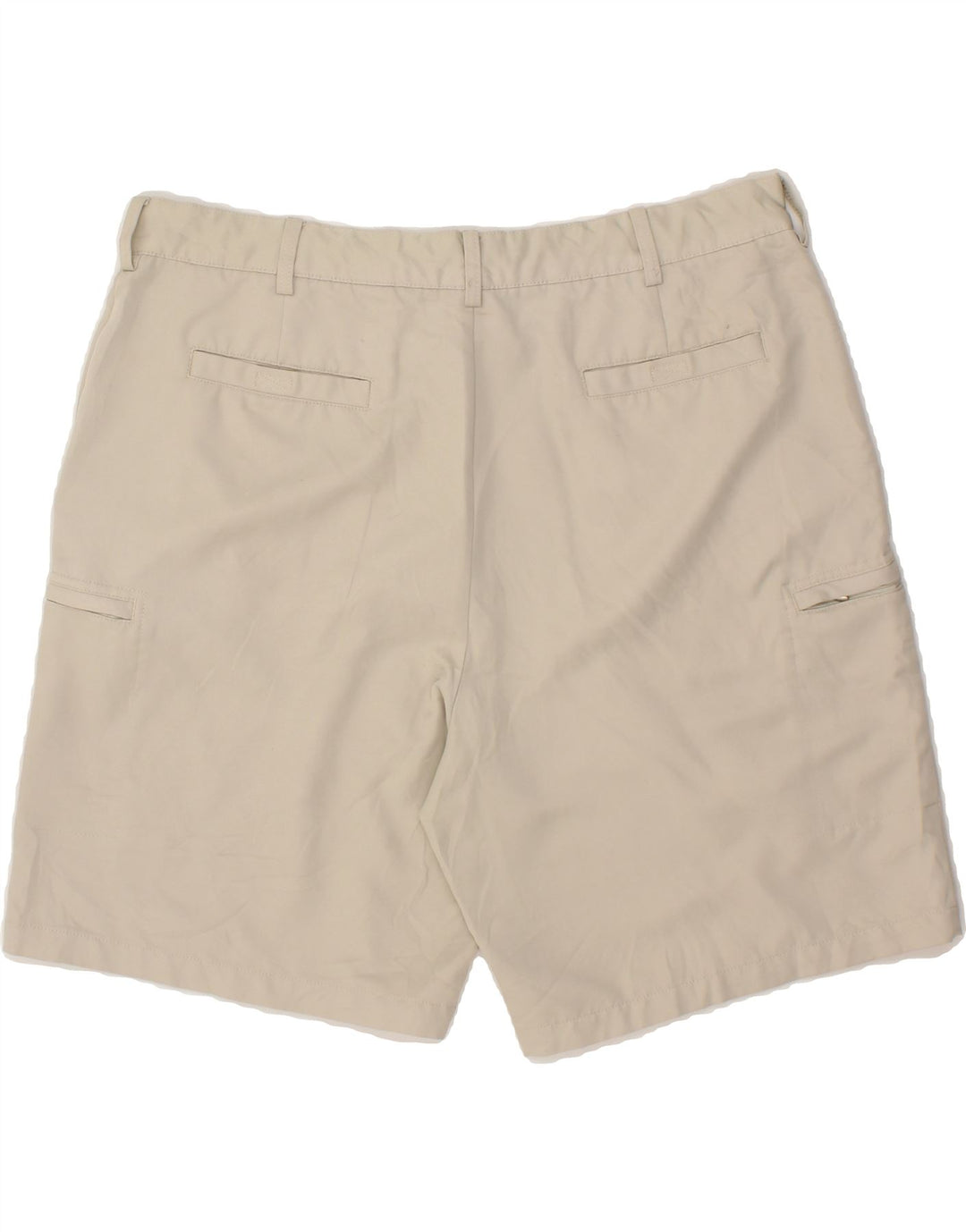IZOD Mens Cargo Shorts W40 XL Beige Polyester Vintage Izod and Second-Hand Izod from Messina Hembry 