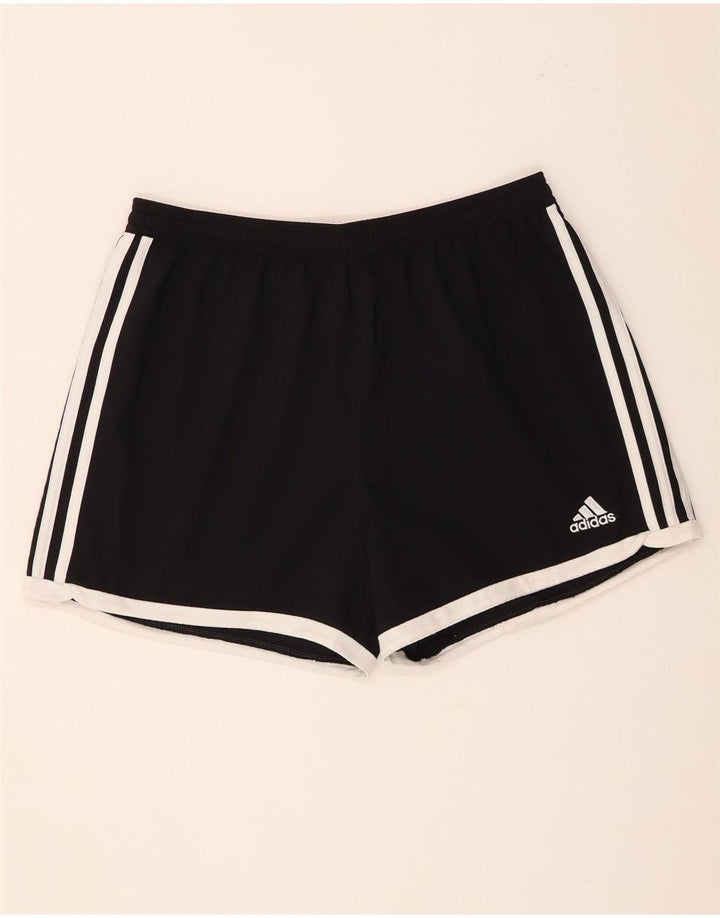 Adidas Womens Climacool Sport Shorts UK 12/14 Medium Black Polyester