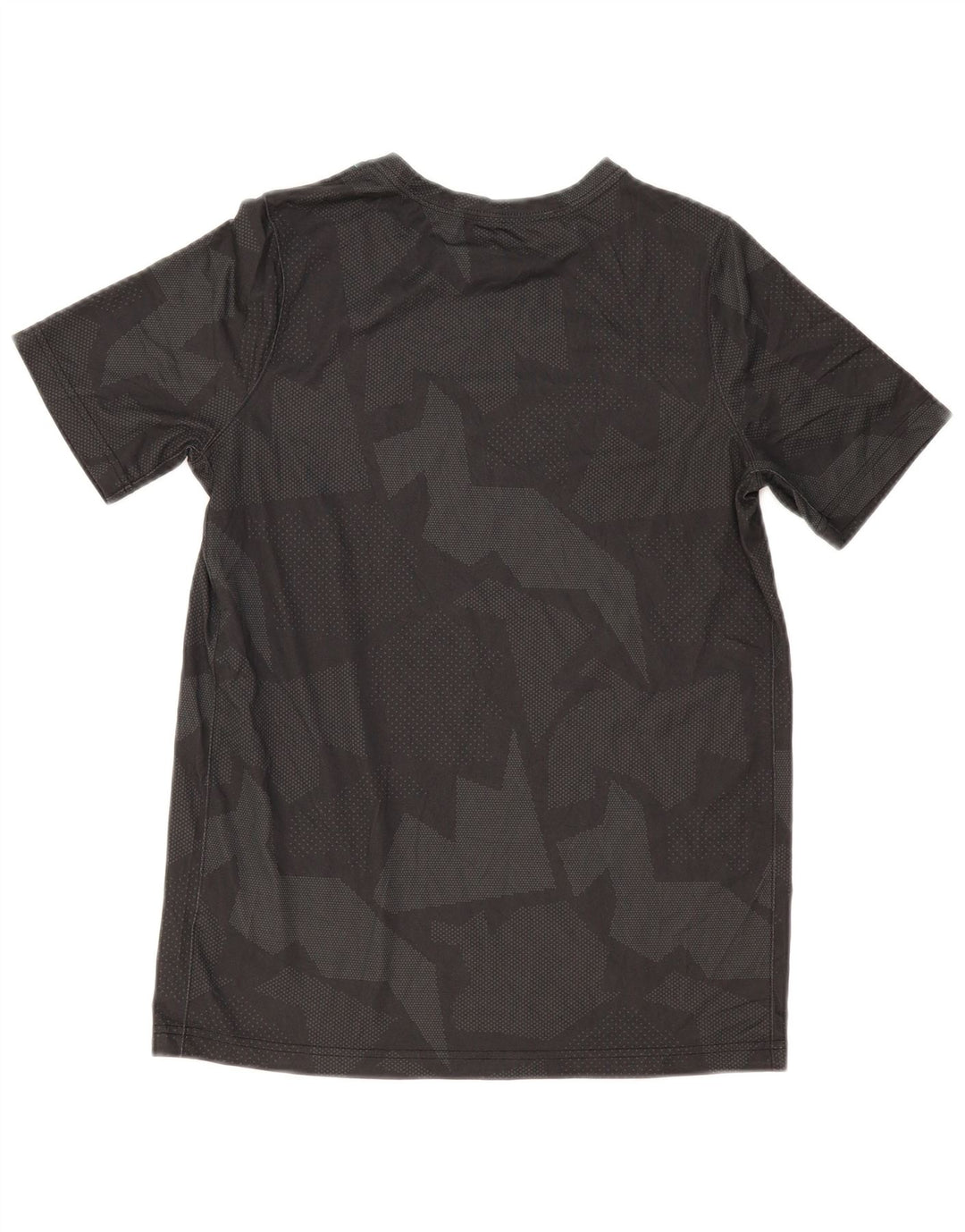 Nike Boys Rafa T-Shirt Top 13-14 Years XL Grey Geometric Polyester