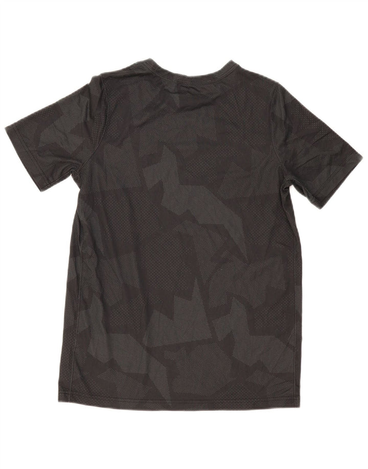 Nike Boys Rafa T-Shirt Top 13-14 Years XL Grey Geometric Polyester