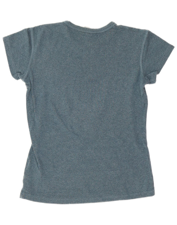 Nike Womens T-Shirt Top UK 10/12 Medium Blue