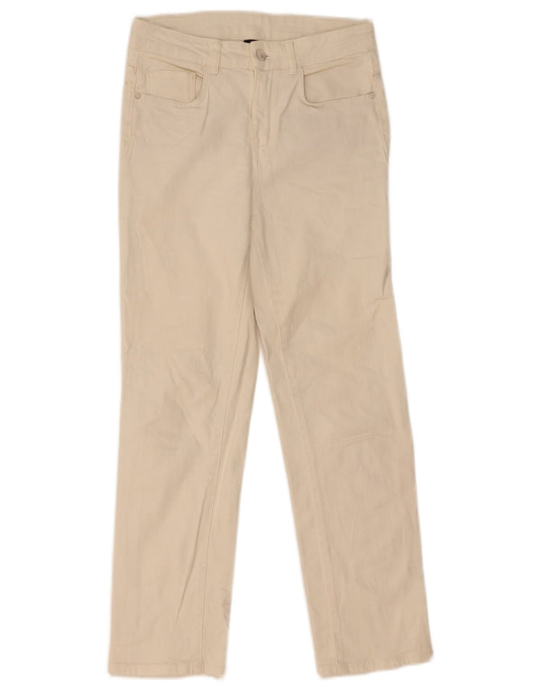 Massimo Dutti Womens Slim Jeans EU 36 XS W26 L27 White Cotton