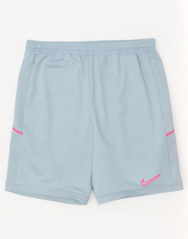 Nike Boys Dri Fit Sport Shorts 13-14 Years XL Blue Polyester