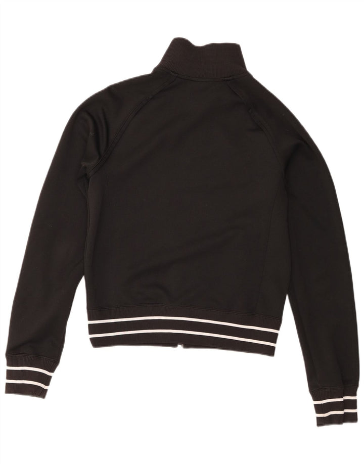 The North Face Womens Tracksuit Top Jacket UK 8 Small Black Polyester